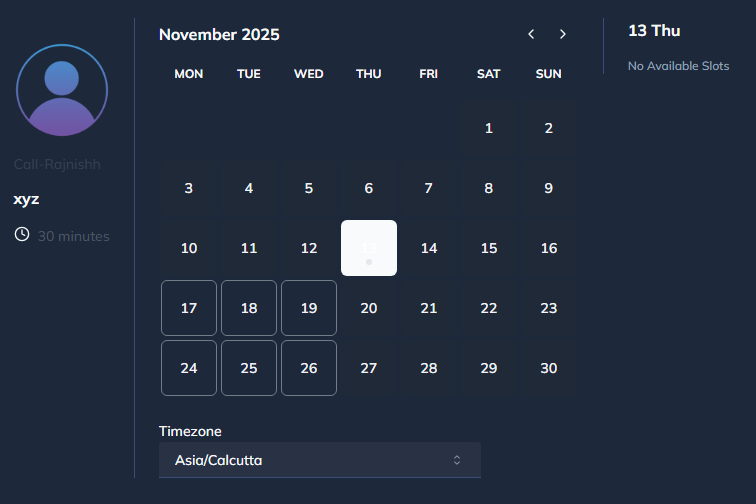 Share Calendar Action Button