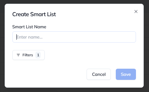 Smart List Tabs